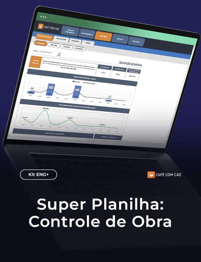 Banner da Super Planilha Controle de Obra