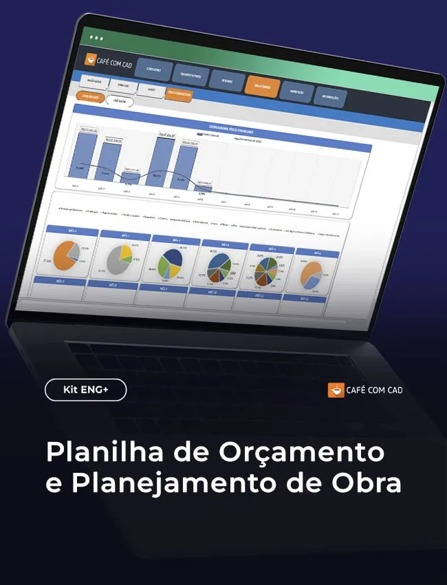 Banner da Planilha de Orçamento e Planejamento de Obra